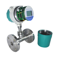 Digital Thermal Gas Air Mass Flow Meter Stainless Steel Flange Connectivity High Accuracy (+/-1.5%) IP65 Protection LCD Display