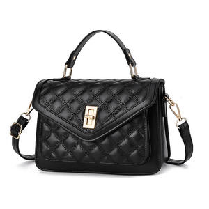 20256Fashionable Casual Crossbody Quilted Shoulder Bag Durable Zip Closure PU Lining Handheld <b>Small</b> Luxury Bag Two Sac Tendance - Product Image 5