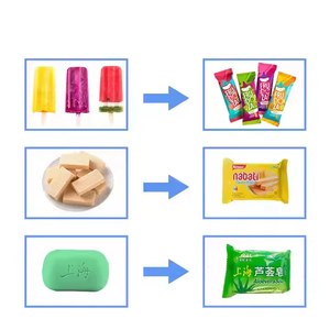 Máquina Empacadora de Galletas Horizontales con Doble Envoltura, Máquina para Empacar Galletas 1) Control de Conversión de Frecuencia Dual - Product Image 1