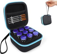 Étui rigide en EVA personnalisé pour 9 flacons d'insuline, organisateur de rangement pour voyage, compatible réfrigérateur