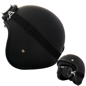 หมวกกันน็อคแบบครึ่งใบ VIRTUE Vega รุ่นใหม่สำหรับผู้ใหญ่ ได้รับมาตรฐาน DOT สำหรับรถจักรยานยนต์ บุด้วยโฟม ABS - Product Image 3