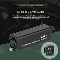 Amplificateur de casque Lengtion AMp-1, amplificateur stéréo pour casque, écouteurs, entrée XLR/6,35 mm, sortie 3,5 mm, convertisseur audio portable, volume
