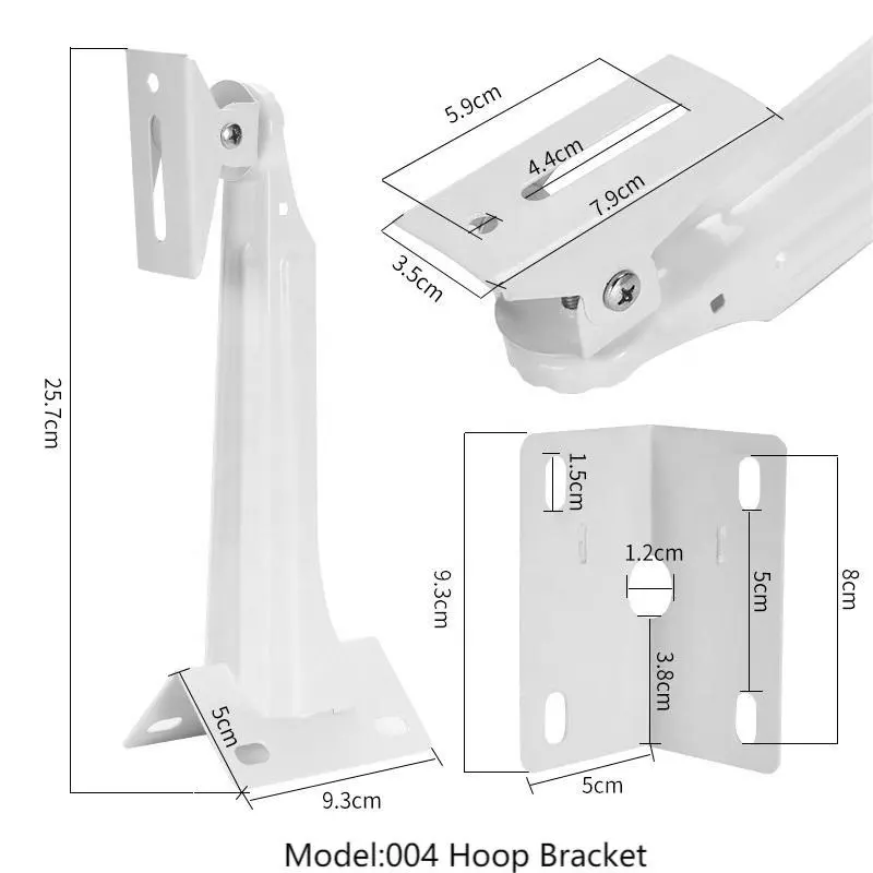 Metallmast-Außen halterung und CCTV-Kamera-Mast halterung und CCTV-Reifen halterung mit Edelstahl reifen