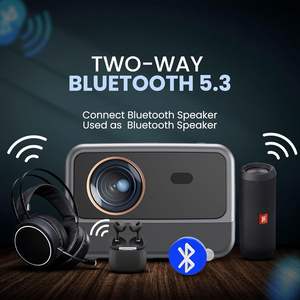 Android Bluetooth 5G Dual Band WIFI HD 1080P Proyector para oficina y uso doméstico LE - Product Image 3