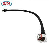 Factory Low PIM 1/2'' Super Flexible with 7/16 DIN-Male to 7-16 DIN-Male 90 RA Connector RF Jumper Coaxial Base Station Cable
