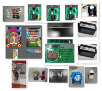 Kit DIY de machine de flipper à 7 billes à monnayeur, en fibre de verre et acrylique, personnalisable, avec pousse-pièces