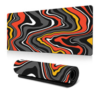 Grand tapis de souris pour jeux vidéo, base en caoutchouc antidérapante, bords cousus, résistant à l'eau, pour les joueurs, le bureau et la maison