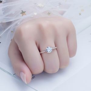 Messi Gems MS-626, Joyería Fina de Oro para Mujer con Moissanita de 1 Quilate DEF - Product Image 6