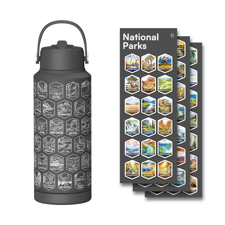Customized 32oz Water Bottle - Perfect for National Parks