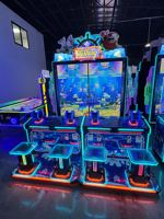 Machine de jeu d'arcade de pêche à monnayeur pour 4 joueurs, jeu de pêche électronique commercial pour centre de divertissement intérieur