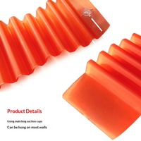 Feuilles aromatiques EVA désodorisantes pour toilettes et chambres, décor parfumé, disques de parfum solides à suspendre, design ondulé