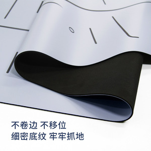 เสื่อโยคะยางพาราธรรมชาติ หนา 5 มม. กันลื่น สำหรับฟิตเนส เต้นรำ โยคะ - Product Image 1