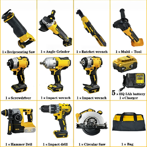 ชุดเครื่องมือไฟฟ้าไร้แปรงถ่าน 20V ขายตรงจากโรงงาน ชุดเครื่องมืออเนกประสงค์อุตสาหกรรมคุณภาพสูง 20-in-1 - Product Image 2