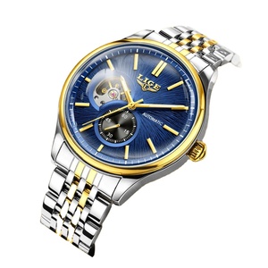 Full <b>Automatic</b> Mechanical Steel <b>Watch</b> 43mm Dial <b>Skeleton</b> Tourbillon Custom Logo <b>Watch</b> Luxury Mechanical <b>Watch</b> for Men <b>Automatic</b> - Product Image 1