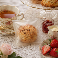Bolsas de Embalaje Personalizadas con Diseño Impreso, de Plástico Laminado de Grado Alimenticio, Transparentes, Pequeñas, Termosellables, para Donuts, Galletas y Pasteles Individuales
