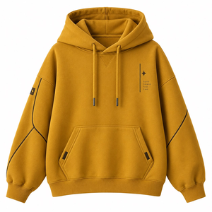 Fabricant de sweats à capuche pour hommes avec poche kangourou, conception personnalisée et production de vêtements sous marque privée - Product Image 1