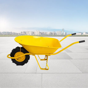 Carretilla de aluminio de capacidad de 200kg, carro volquete de jardín de alta resistencia, equipo de herramientas agrícolas, bandeja de Metal, carretilla - Product Image 6