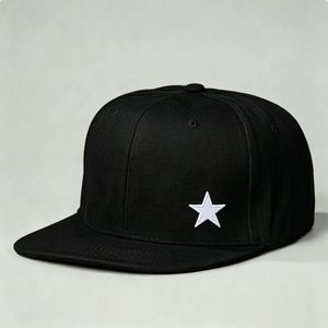 Factory OEM <b>Navy</b> Cotton Baseball Cap With White Star Embroidery Unisex Adjustable Custom Logo Sport Dad <b>Hat</b> For Outdoor Golf - Product Image 1