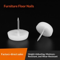 Pieds de meubles en plastique anti-humidité pour armoire, canapé, tabouret, table et chaise