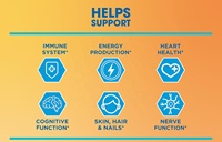 Capsules Vigoworld Super B Complex, complément de vitamines B1, B2, B6, B12 et de folate pour le métabolisme énergétique, le soutien immunitaire, pour hommes et femmes