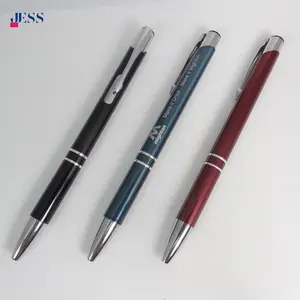 Toptan moda Metal kalem promosyon alüminyum kalem reklam özel kalem ile Logo