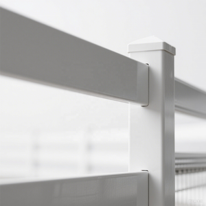 Chống xước PVC hai đường sắt trang trại hàng rào an toàn ngoài trời hàng rào cho ngựa bao vây & chăn nuôi đồng cỏ trang trại ranh giới tấm - Product Image 4