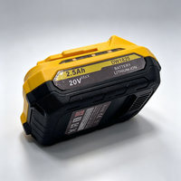Lampe latérale avec sortie haute intensité : 20V2.5Ah 5.0Ah 7.5Ah, compatible avec les batteries d'outils Dewalt et les batteries Lifepo4