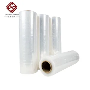 Industrial Heavy Duty Plastic Polyethylene Wrapping Manual Packing Film Jumbo Roll 50kg Pallet Wrap Stretch Film hand