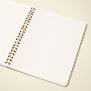 Agenda Giornaliera 2025 Promozionale Blu con Lamina Oro Rosa, Copertina Rigida in Pelle, 100 Fogli, Formato A5 B5, Calendario a Spirale, Regalo My Note - Product Image 2