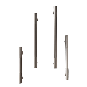 Cabinet <strong>Door</strong> Handle Modern Tapered Base Drawer Pure Brass Handle Cylindrical Vertical Knurled Stripe Furniture <strong>Door</strong> Handle - Product Image 3