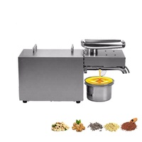Presse à huile miniature 6 kg/h pour l'extraction d'huile de sésame, d'arachide et d'olive, adaptée à un usage domestique