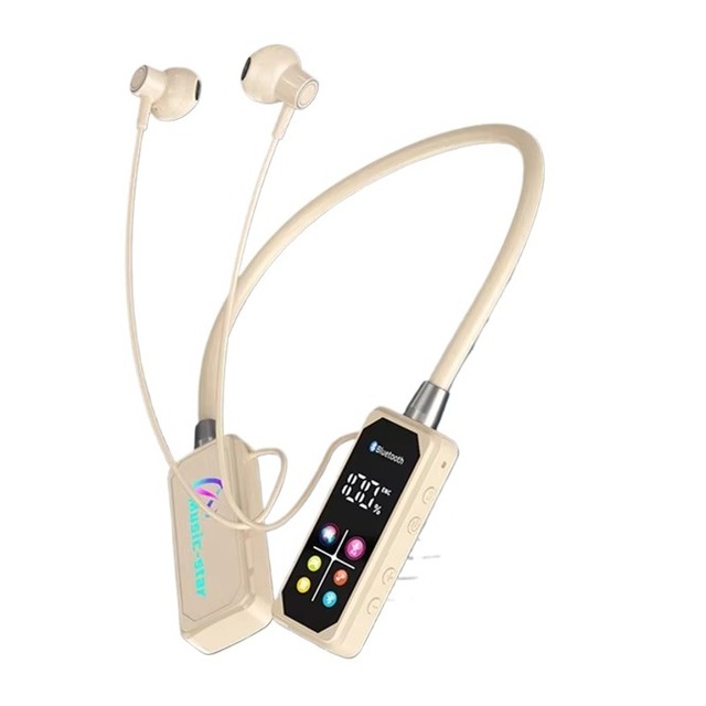 Color Screen Digital Display BT Wireless Headphones with Ultra-long Battery Life Headsets with Mic and TF Memory Card Slot
