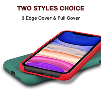 Coque de téléphone en silicone liquide avec doublure en microfibre douce, antichoc, accessoires pour Apple iPhone 15 16 17 Pro Max