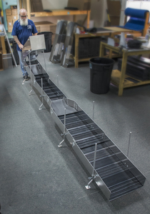 Công suất lớn vàng sluice Box với cao su Mat Ngân Hàng cao CHUTE cho vàng cát phục hồi máy - Product Image 2