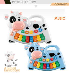 Nouveaux jouets éducatifs pour bébés et enfants, adorable <span class=keywords><strong>vache</strong></span>, <span class=keywords><strong>piano</strong></span> à orgue, clavier musical - Product Image 2