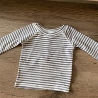 Adorable maillot de bain deux pièces à manches bouffantes pour enfants en vrac maillot de bain texturé en seersucker tissu recyclé maillot de bain froissé