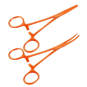 Pinzas Hemostáticas de Acero Inoxidable, Rectas y Curvas, Pinzas de Perforación, Pinza Hemostática Quirúrgica - Product Image 4