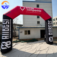 Arche publicitaire gonflable durable en Oxford, grand portail d'entrée personnalisé pour événements et promotion de lancement