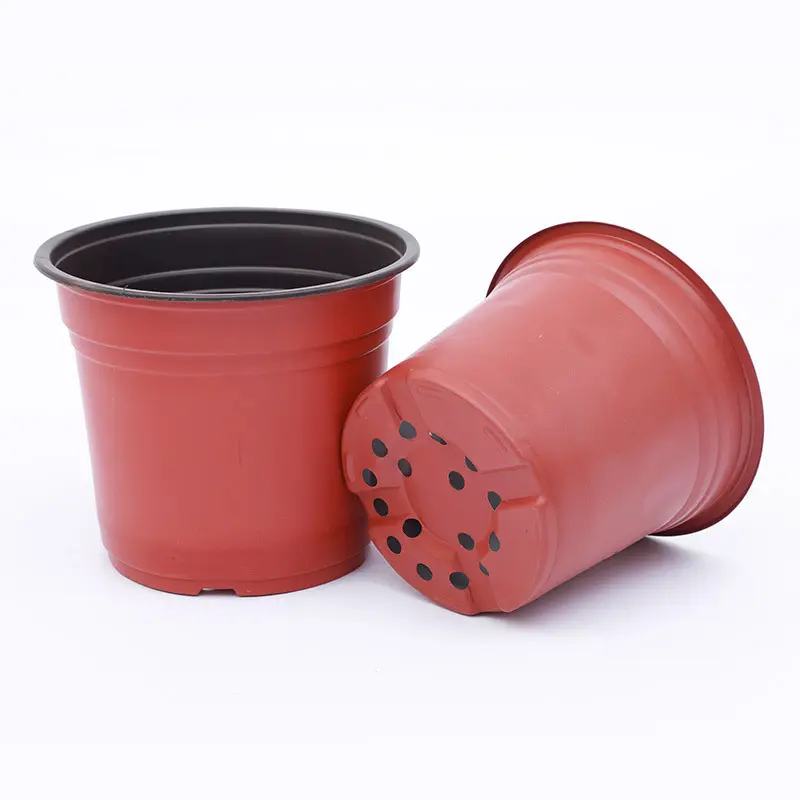 Wholesale Cheap Double Color Plastic Flowerpot for Landscaping Landscape greening Private Garden