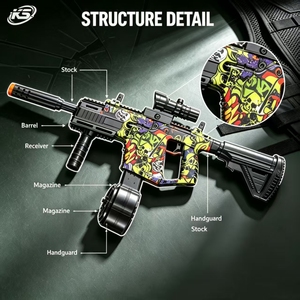 <span class=keywords><strong>VECTOR</strong></span> 2026, Pistola de Bolas de Agua de Colores de Alta Velocidad, Juguete Electrónico a Pilas para Juegos de Disparos, para Mayores de 14 Años - Product Image 2
