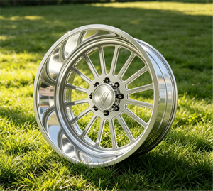 Jantes forgées polies à rebord profond FHJ 24x14 22x12 26x14 pour pick-up, jantes en alliage personnalisées pour Ford F250, Chevy Silverado, RAM 1500 - Product Image 1