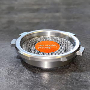 Custom <b>Coffee</b> <b>Machine</b> Accessory <b>Filter</b>-ISO9001 Approved Stainless Steel/Aluminum CNC Machining Wire EDM Brushed/Polished Surface - Product Image 2