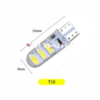 T10 led-lampe W5W 5630 5730 6Led Strobe Flash Auto Innen Licht 6SMD Reverse Lizenz Platte Silikon Wasserdichte Licht
