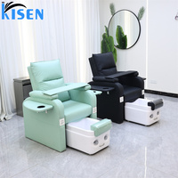 Bassin électrique Offre Spéciale de chaise de pédicure de manucure avec fonction de surf léger pas de chaises de pédicure de plomberie de luxe pour salon de manucure
