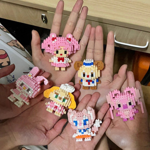 Kit de blocs de construction éducatifs créatifs miniatures avec des modèles de personnages d'animaux de dessin animé, jouet pour bébés - Product Image 5