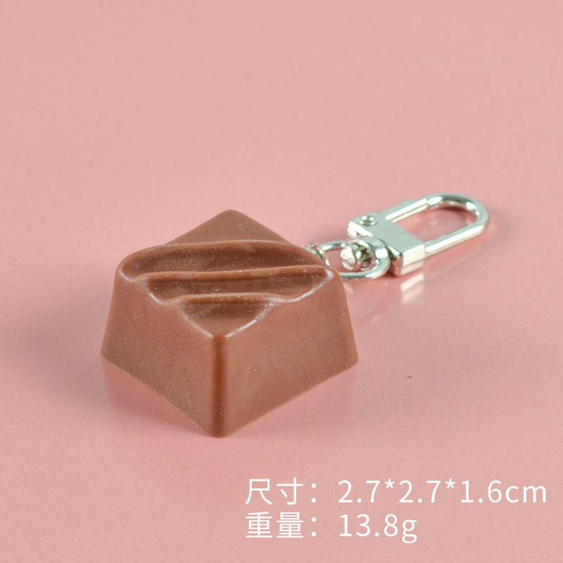 Brown-square chocolate-door handle