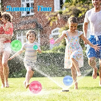 Ballons d'eau réutilisables, jouets aquatiques d'été rechargeables, remplissage rapide, auto-scellants, ballons d'eau en silicone souple pour jeux en plein air