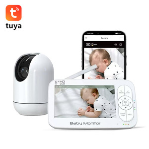 Moniteur pour bébé Tuya avec écran HD de 5 pouces, application intelligente Wi-Fi, détection des pleurs et communication bidirectionnelle - Product Image 1