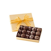 Luxus rechteckige benutzer definierte Logo Candy Chocolate Box hand geschöpftes Papier Verpackung Paket Box für Weihnachts geschenke