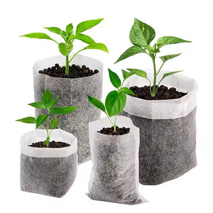 100 sacs de culture biodégradables et respirants en tissu non tissé pour semis de pommes de terre et de myrtilles, pour la culture verticale des plantes - Product Image 1